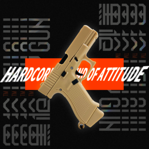 【纯沙色】黑枪HEYGUN 格洛克19X手枪模型 全可拆卸挂饰